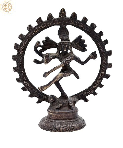 3" Nataraja Handmade Brass Statue