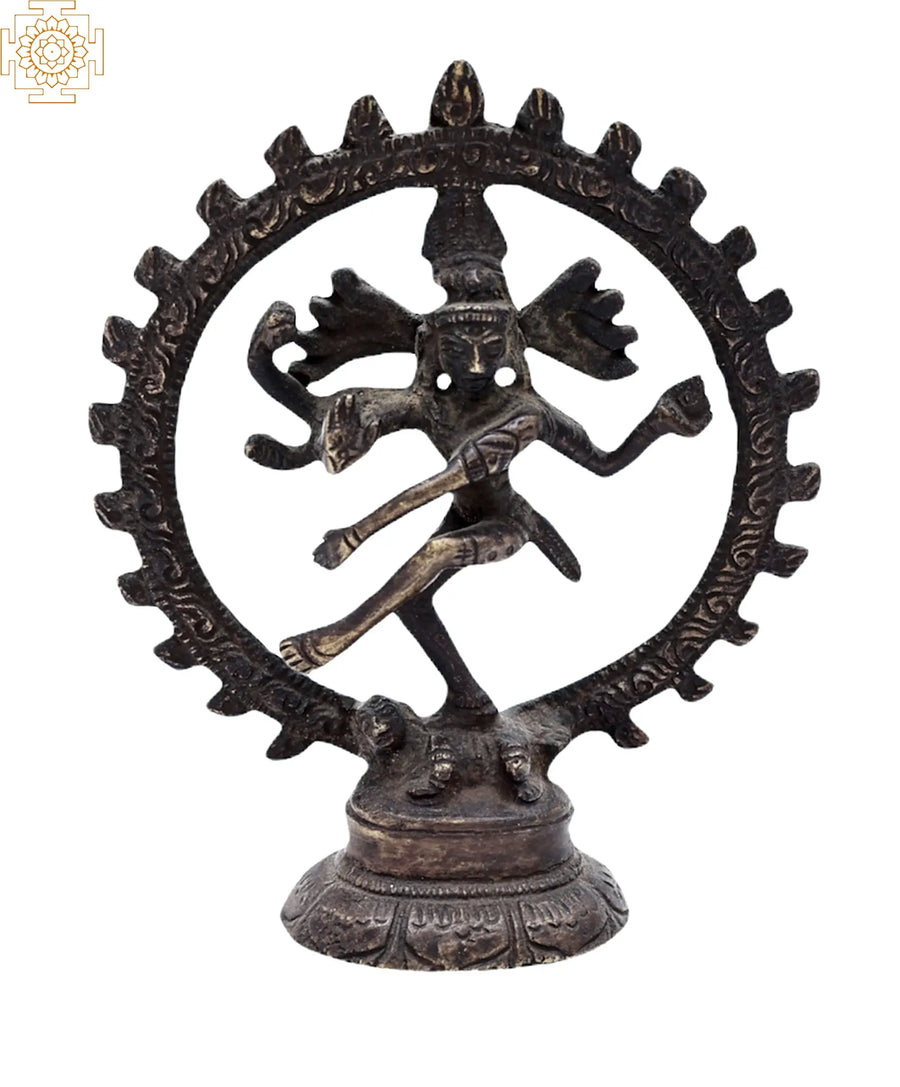 3" Nataraja Handmade Brass Statue