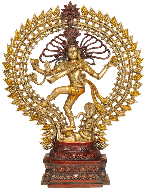 28" Large Nataraja Brass Statue Handmade