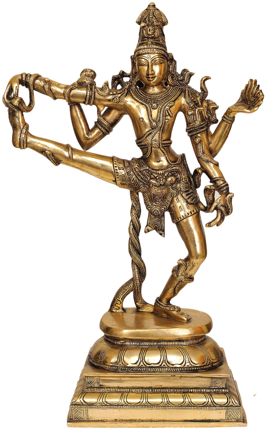 18" Natesh Brass Statue Handmade