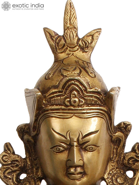 13" Guru Padmasambhava (Tibetan Buddhist Deity) In Brass | Handmade | Made In India