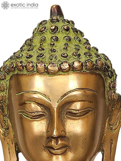 Lord Buddha in the Bhumisparsha Mudra In Brass | Handmade | Made In India
