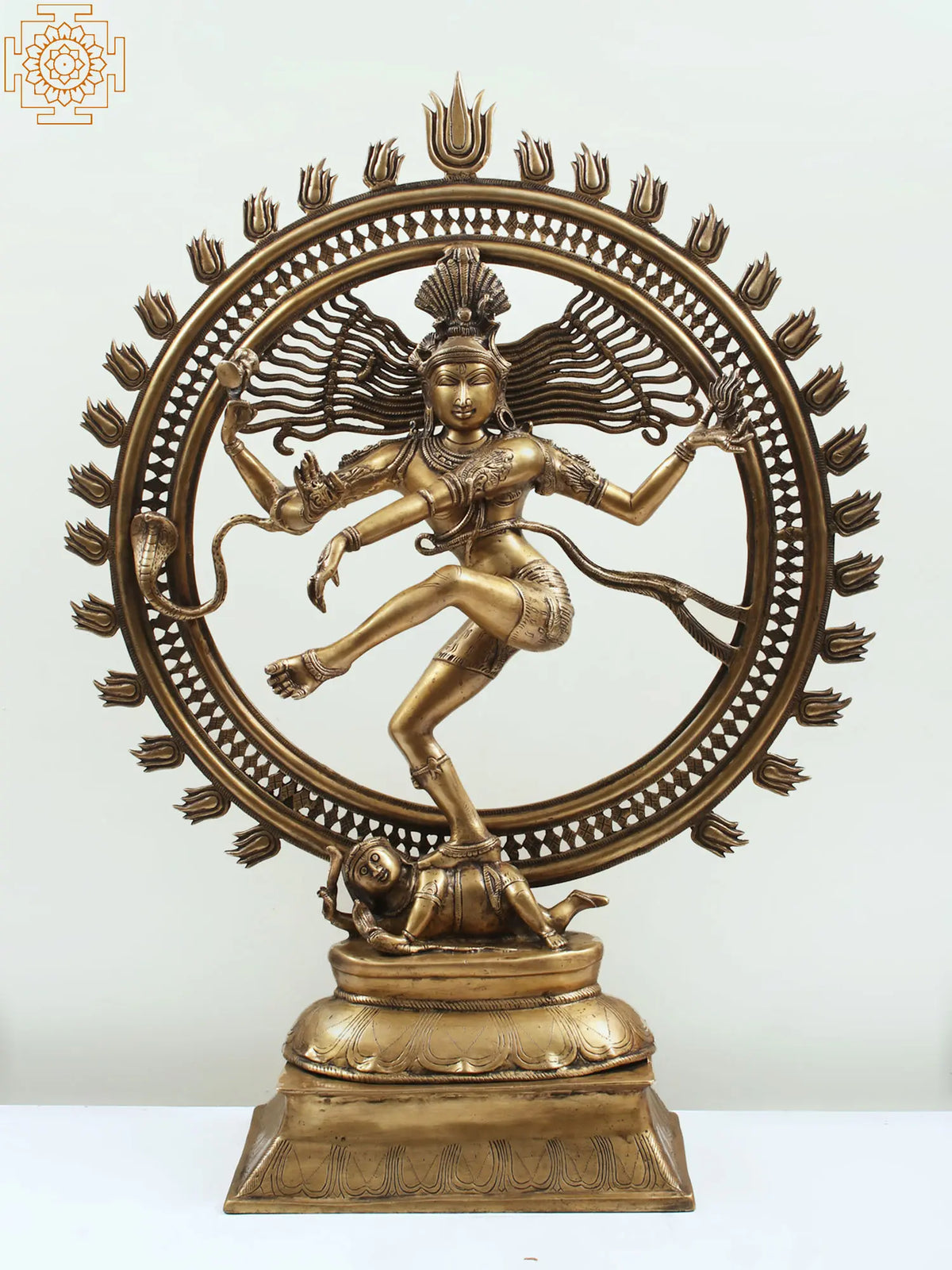41" Large Size Nataraja In Brass | Handmade | Made In India
