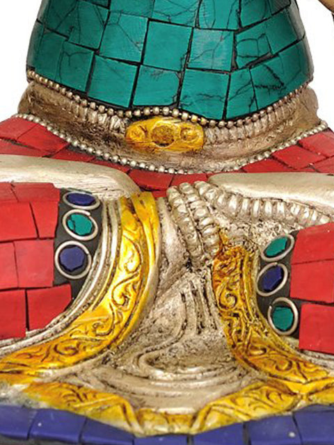 14" (Tibetan Buddhist Deity) Vajradhara – The Protector of Vajrayana In Brass | Handmade | Made In India