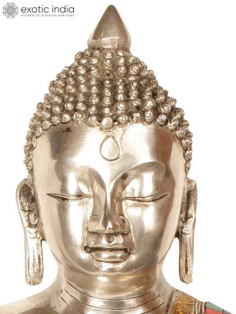 14" Medicine Buddha (Tibetan Buddhist Deity) In Brass | Handmade | Made In India