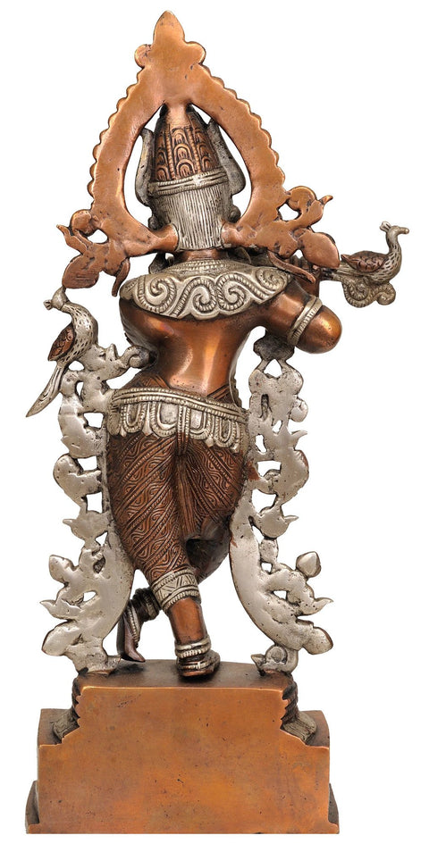 15" Murli Krishna In Brass | Handmade | Made In India