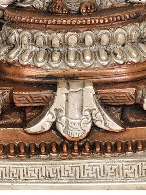 12" Tibetan Buddhist Deity Thousand Armed Avalokiteshvara Brass Statue | Handmade | Made in India