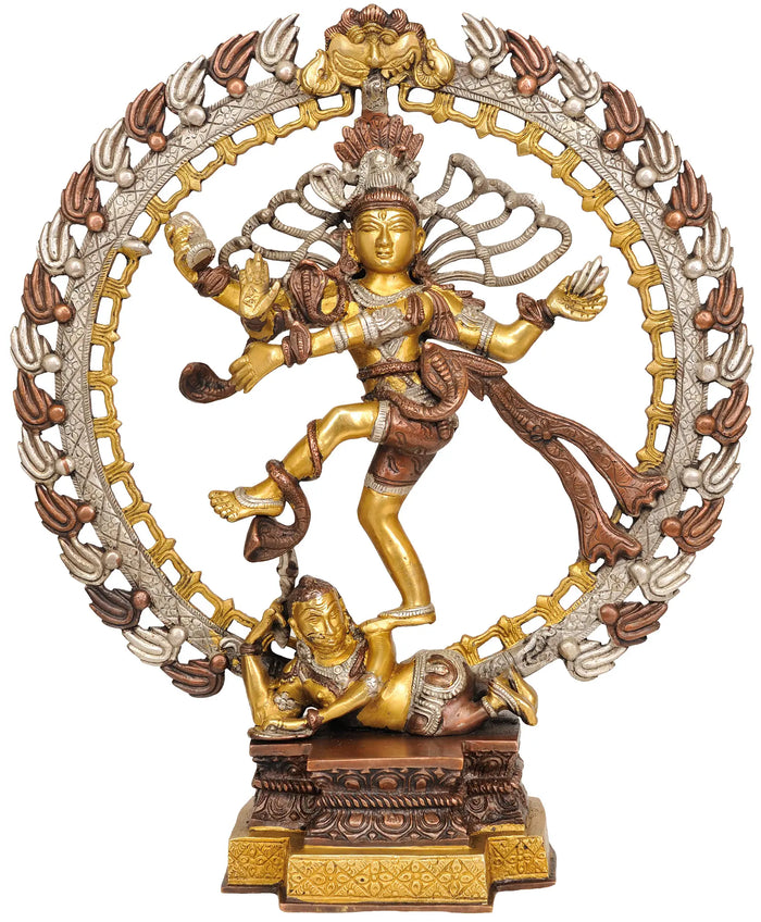 16" Nataraja In Brass | Handmade | Made In India