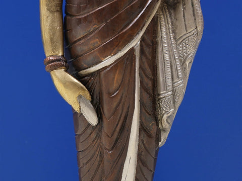 12" Dhanvantari Brass Statue - The Physician of Gods