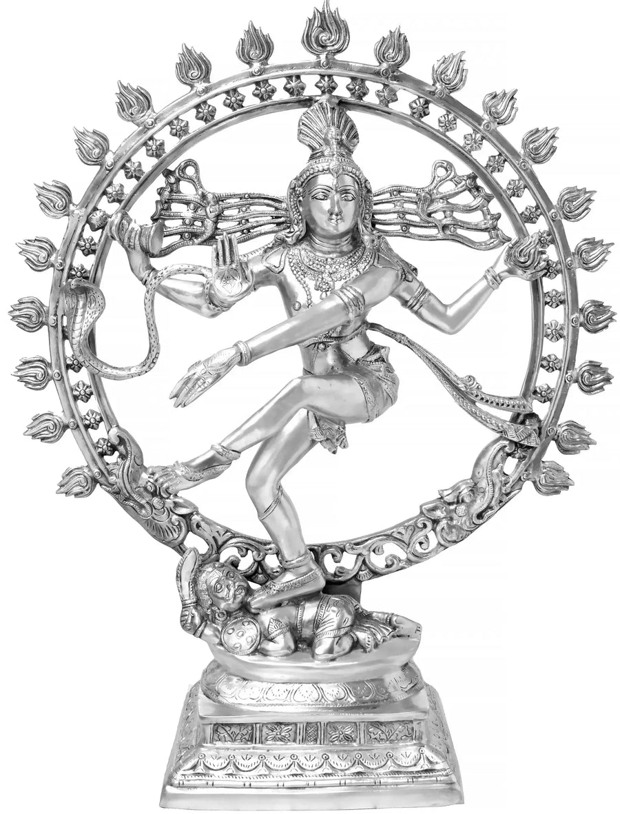 33" Large Nataraja Brass Statue Handmade Home Decor