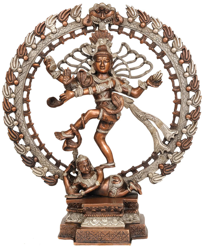 17" Nataraja In Brass | Handmade | Made In India