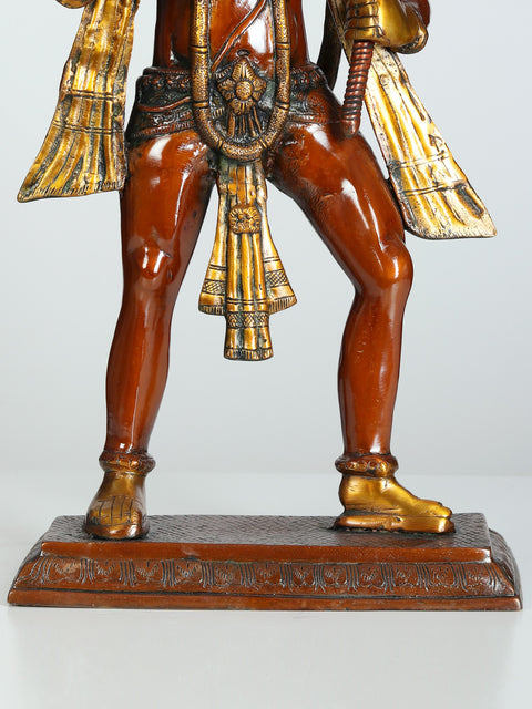 24" Lord Hanuman Idol in Ashirvaad Mudra | Brass Statue