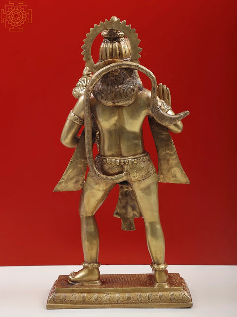 24" Lord Hanuman Idol in Ashirvaad Mudra | Brass Statue