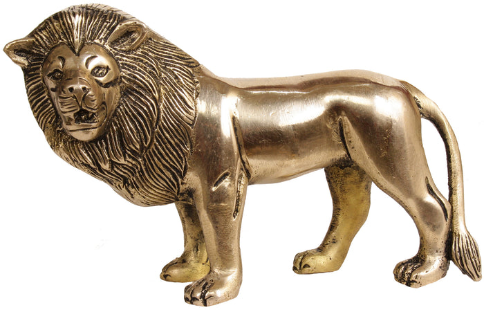 Lion: The Forest King Brass Statue