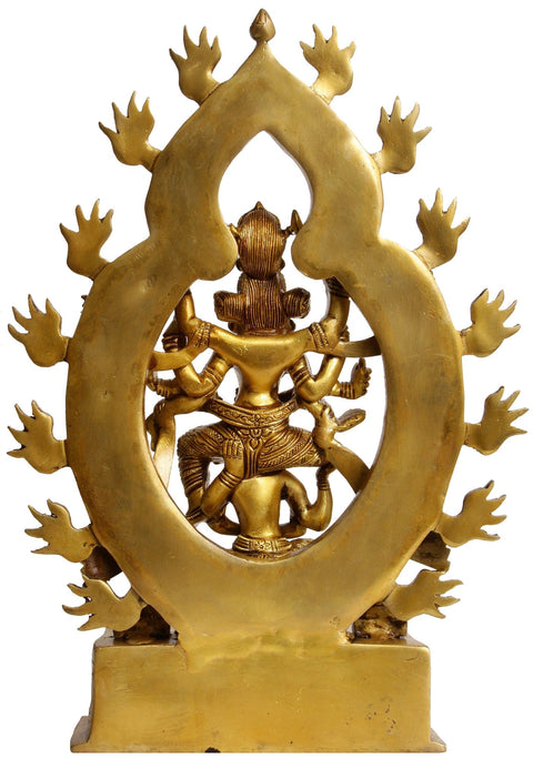 12" Kamakhya Devi (Rare Goddess) in Brass | Handmade | Made In India