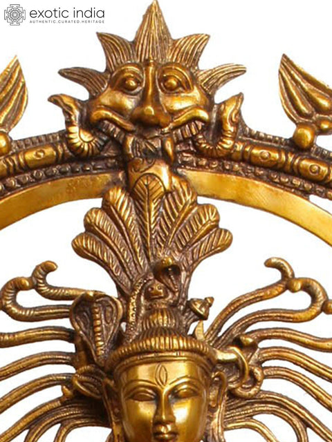 25" Om Nataraja Brass Sculpture | Handmade | Made in India