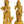 7" Pair of Krishna and Rukmani In Brass | Handmade | Made In India