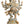 26" Large Ashtabhuja-dhari Yuddha Ganesha Brass Statue (Ganesha the Spiritual Warrior)