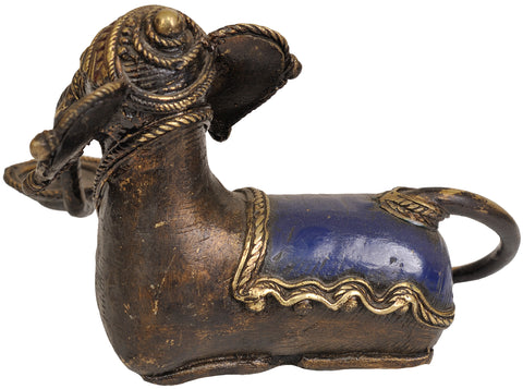 Elephant Candle Stand in Brass