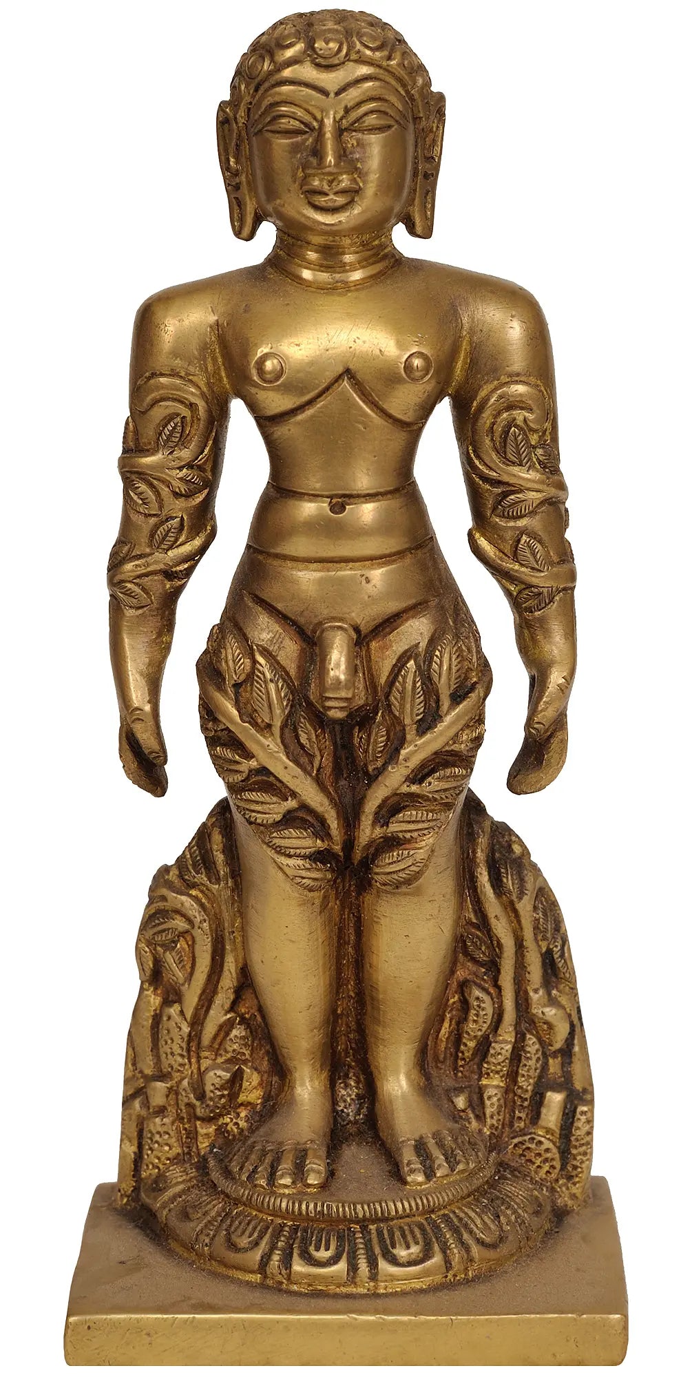 6" Jain Tirthankara Rishabha Deva In Brass | Handmade | Made In India