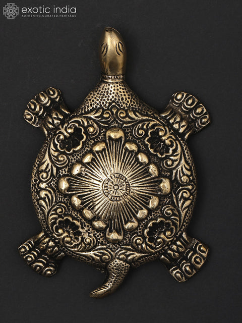 Exotic Brass Carvings Uniform Design Tortoise