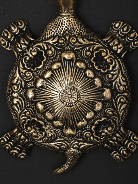Exotic Brass Carvings Uniform Design Tortoise