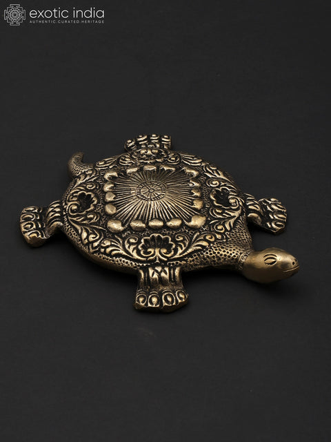 Exotic Brass Carvings Uniform Design Tortoise