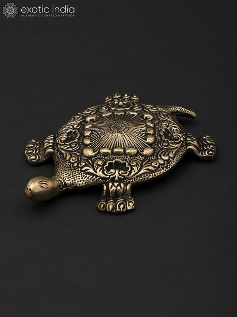 Exotic Brass Carvings Uniform Design Tortoise