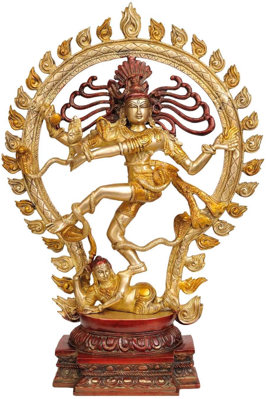22" Nataraja Brass Statue Handmade Home Decor