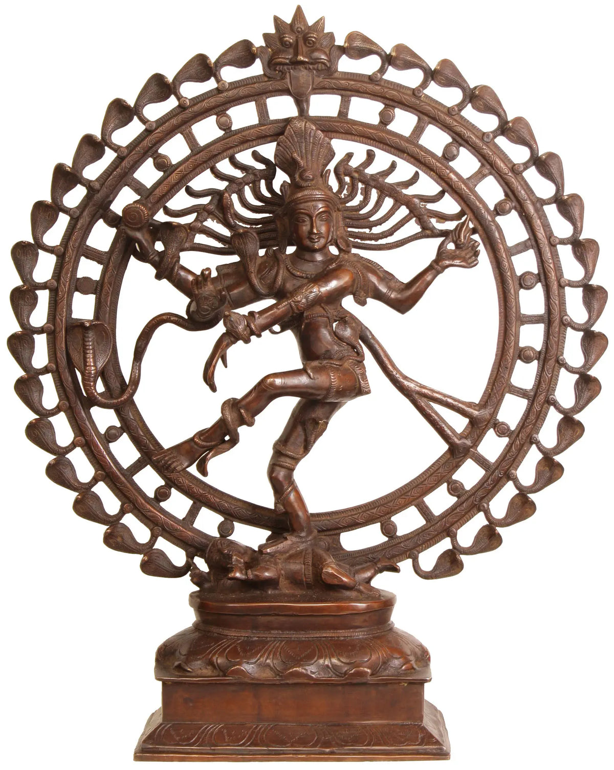 24" Nataraja In Brass | Handmade | Made In India