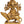 9" Five Headed Lord Ganesha Seated on His Mount In Brass | Handmade | Made In India