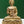 16" Shakyamuni Buddha in Teaching Mudra with Lotus on His Garment and Om Mani Padme Hum on Reverse In Brass | Handmade | Made In India