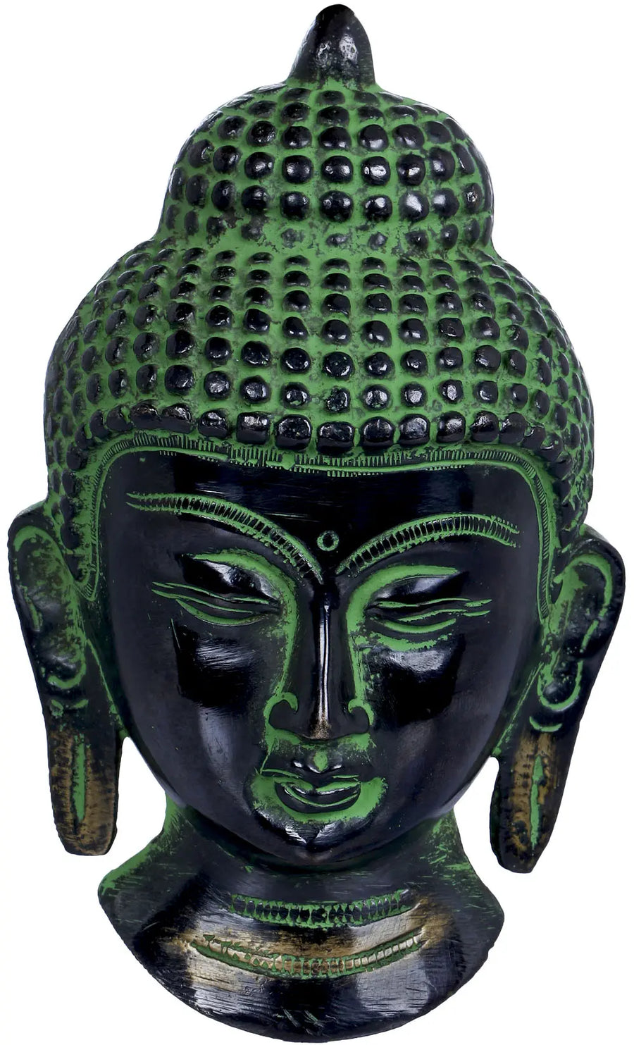 5" Handmade Lord Buddha Brass Wall Hanging Mask