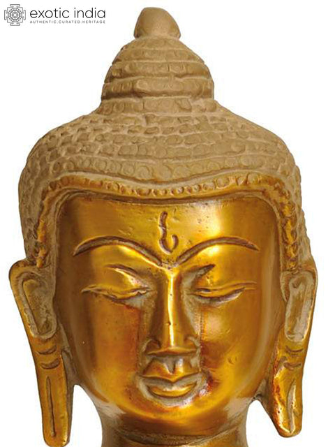 8" Lord Buddha in Vitarka Mudra In Brass | Handmade | Made In India