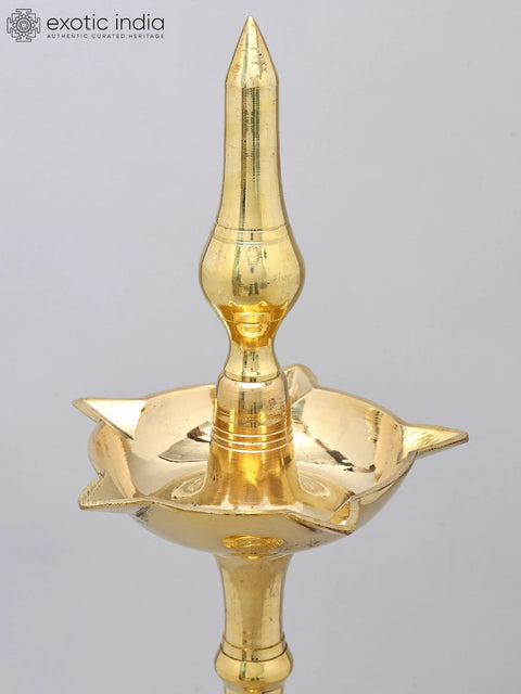 Five Wick Lamp in Brass | Handmade | Made in India