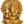 10" Lord Ganesha Seated on Throne with Kirtimukha In Brass | Handmade | Made In India