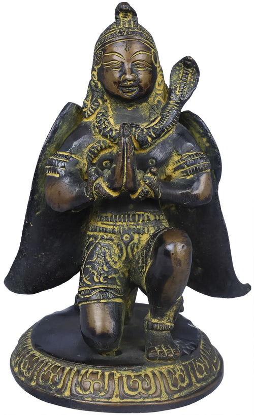 6" Brass Garuda Sculpture Handmade Home Decor