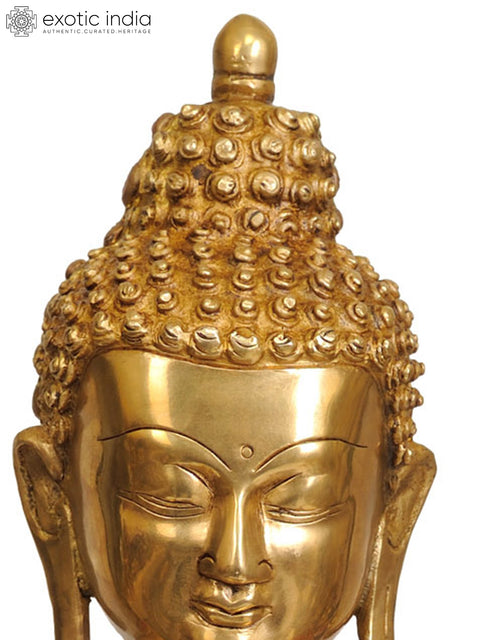14" (Tibetan Buddhist Deity) Lapis Healing  Buddha In Brass | Handmade | Made In India