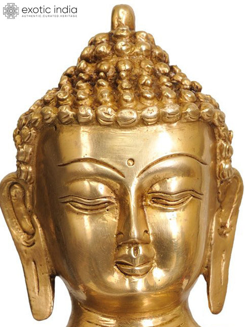 9" The Medicine Buddha (Tibetan Buddhist Deity) In Brass | Handmade | Made In India