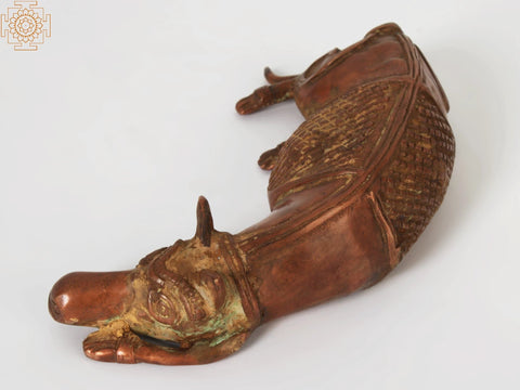 5" Small Tribal Dog Figurine (Tribal Statue from Bastar)