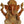 9" Lord Ganesha Enjoying Modaka In Brass | Handmade | Made In India