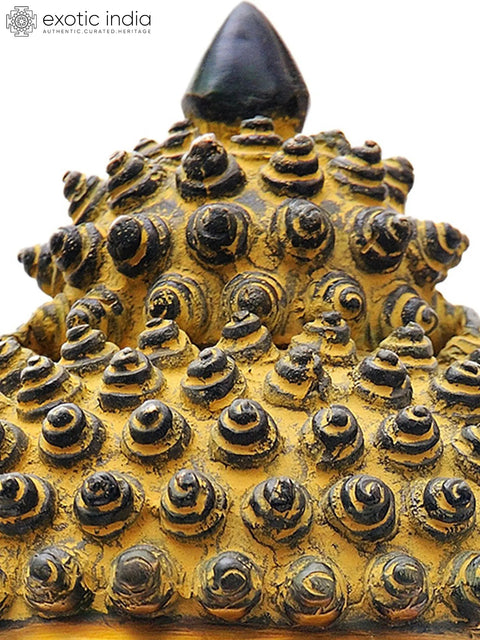 15" Large Size Lord Buddha Head in Brass | Handmade | Made in India