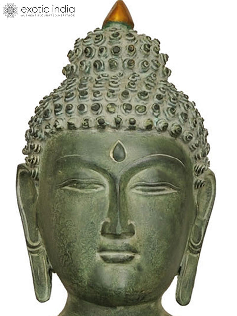 28" Large Size Buddha in Abhaya Mudra In Brass | Handmade | Made In India