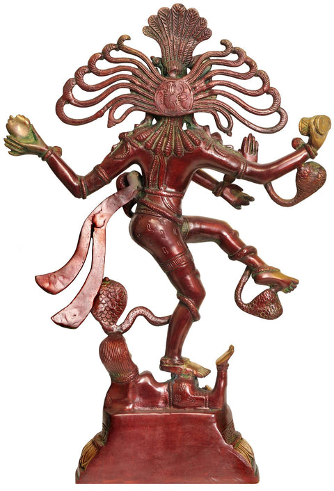 20" Lord Shiva as Nataraja In Brass | Handmade | Made In India