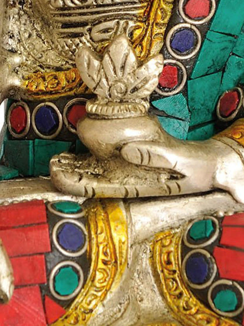 8" Lord Buddha in Bhumisparsha Mudra In Brass | Handmade | Made In India