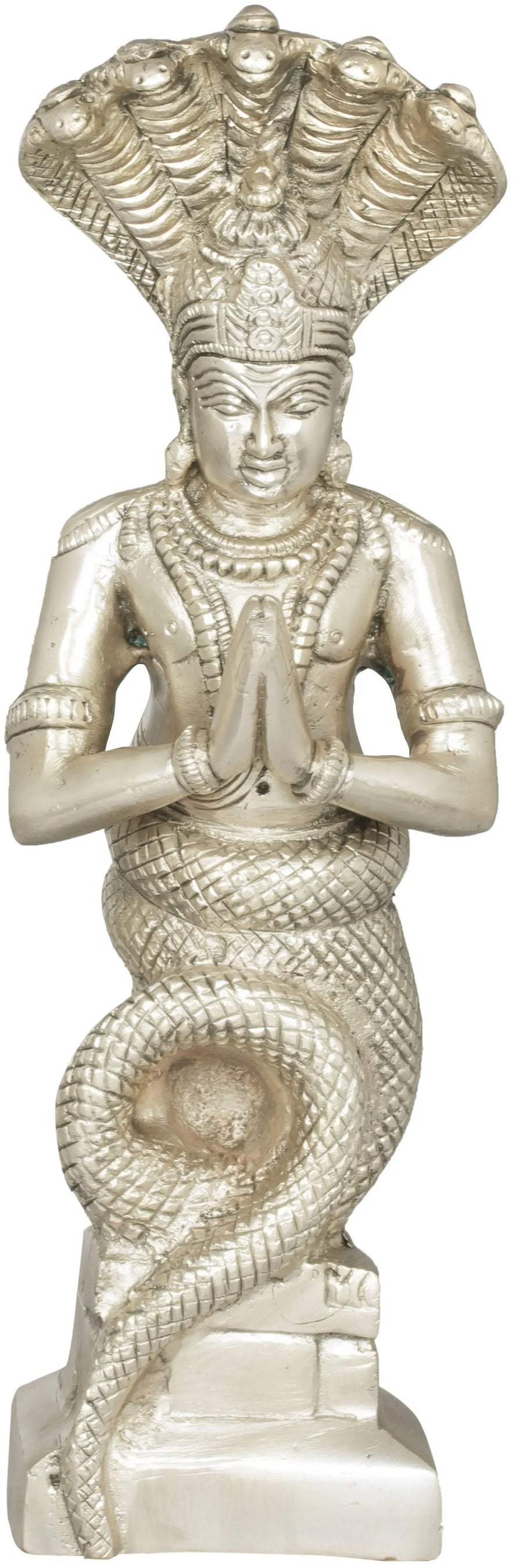 10" Patanjali Handmade Brass Statue for Yoga & Meditation
