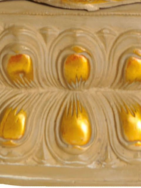 14" Amitabha Buddha Brass Sculpture | Handmade | Made in India