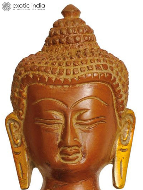 9" The Medicine Buddha`(Robes Decorated with the Scenes from Shakyamuni) In Brass | Handmade | Made In India