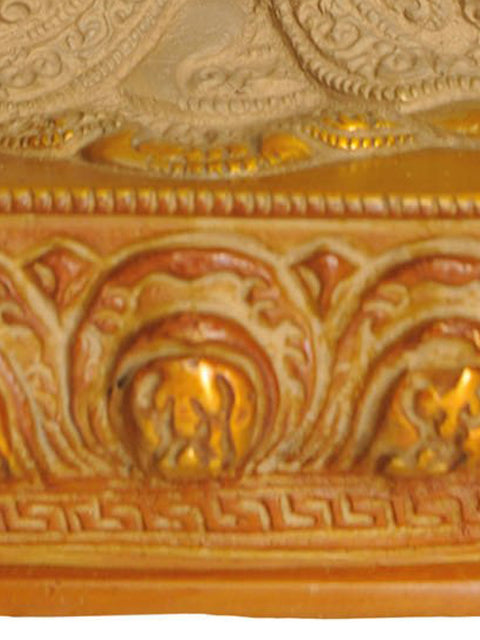 9" The Medicine Buddha`(Robes Decorated with the Scenes from Shakyamuni) In Brass | Handmade | Made In India