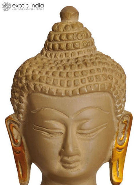 9" Lord Buddha in Preaching Mudra In Brass | Handmade | Made In India